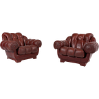 1970’s Vintage Italian Design Sculptural Armchairs thumbnail 1