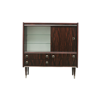 Palissander Fineer Vitrine Kast