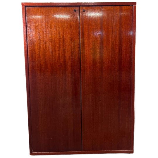 Vintage Ondiepe Houten Kast / Leggerkast 1
