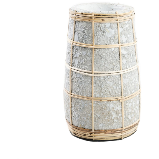Bazar Bizar | De Cutie Vaas - Betongrijs Naturel - S 1