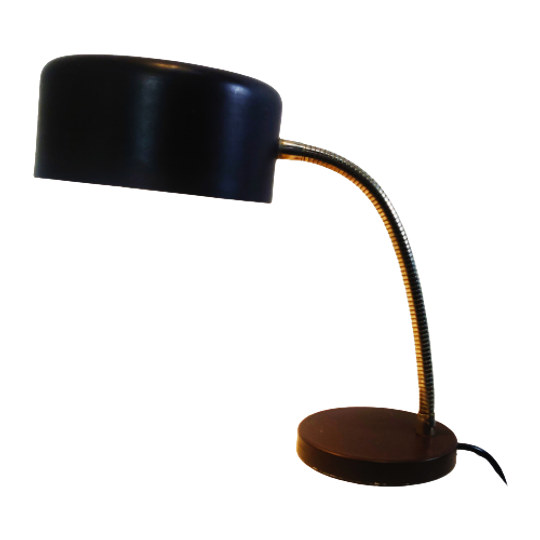 Dutch Design Mid Century Gooseneck Desk Lamp By Jan Hoogervorst For Anvia Almelo, 1960s 1