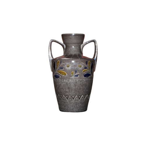 West Germany Xl Floor Vase, West Germany Ceramic