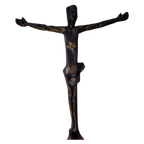 Bronzen Jezus Beeld Voor Aan De Muur (of Een Stuk Hout :-) ) thumbnail 1