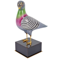 Mangani Porseleinen Duif Sculptuur ‘70 Italiaanse Design