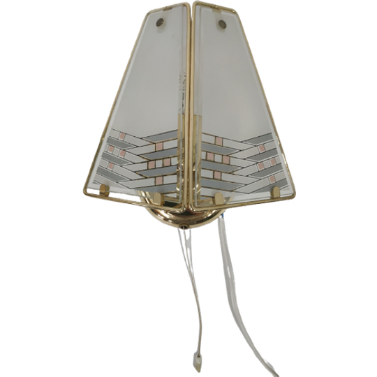Vintage Wandlamp Massive Hollywood Regency Style 1
