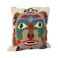 Vintage Kussen Met Masker, Jaren '70