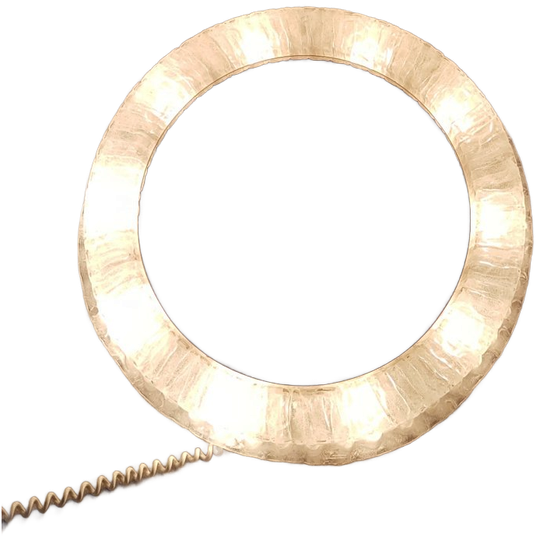 Xxl Round Mirror Hillebrand - 1970s 1