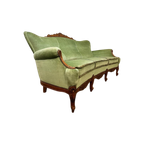 Vintage Zeegroene Barok Zetel / Fauteuil / Canapé thumbnail 1