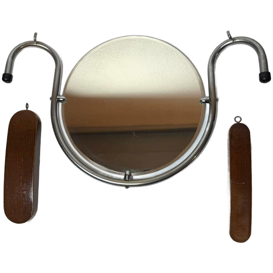 Vintage Hal Spiegel Met Borstels - Jaren 40/50 1