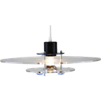 Ruimtetijd Lamp | Design Light A/S | Modelruimte | Jaren 80 Lamp | Scandinavisch Design | Denemar thumbnail 1