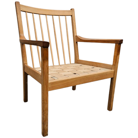 Danish Spindle Arm Chair 1960s 1