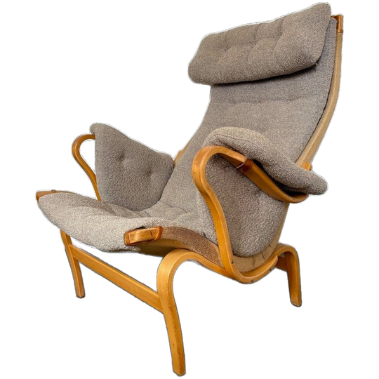 Pernilla Lounge Chair By Bruno Mathsson Sweden Dux 1