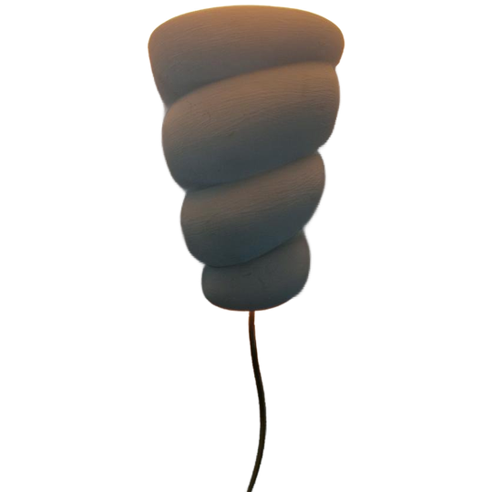 Vintage Italiaanse Keramiek Muur Lamp Wolk. 1