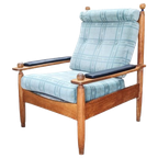 Mid Century Eiken Lounge Fauteuil 1960s thumbnail 1