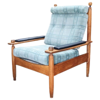 Mid Century Eiken Lounge Fauteuil 1960s