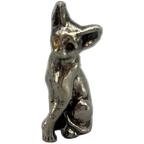 Zilveren Miniatuur Kat thumbnail 1