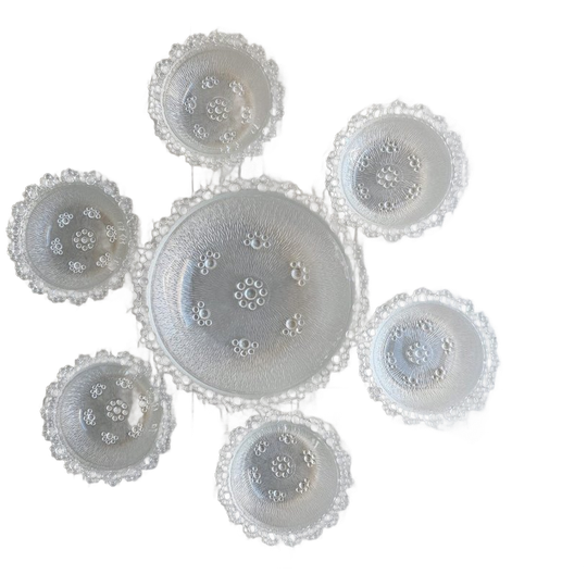 7 Stuks: Vintage Masserini Barocco Schalen Set 1