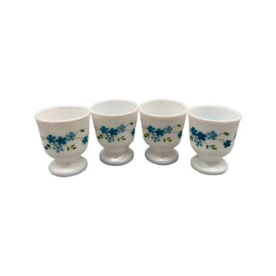 Vintage Arcopal France Veronica Eierdopjes Set Van 6 1