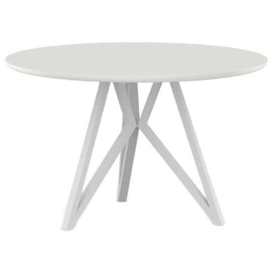 Studio Henk Eettafel 110 Rond Fenix Wit Butterfly | 1