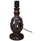 Schemerlamp Mens Figuur Tropisch Hout thumbnail 1