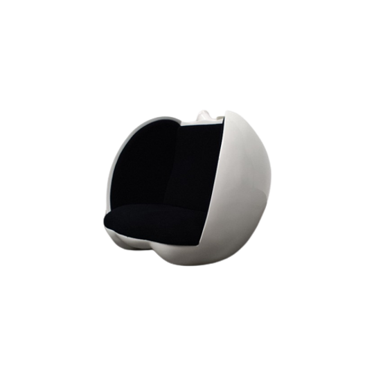 Space Age Fiberglass Apple Design Lounge Chair Vintage 1