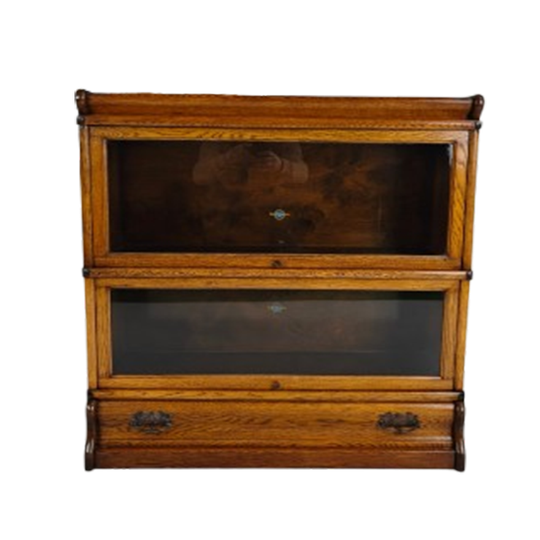 Antieke Mahonie Globe-Wernicke Boekenkast 1