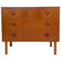 Scandinavisch Vintage Teak Fineren Ladekast Sprova