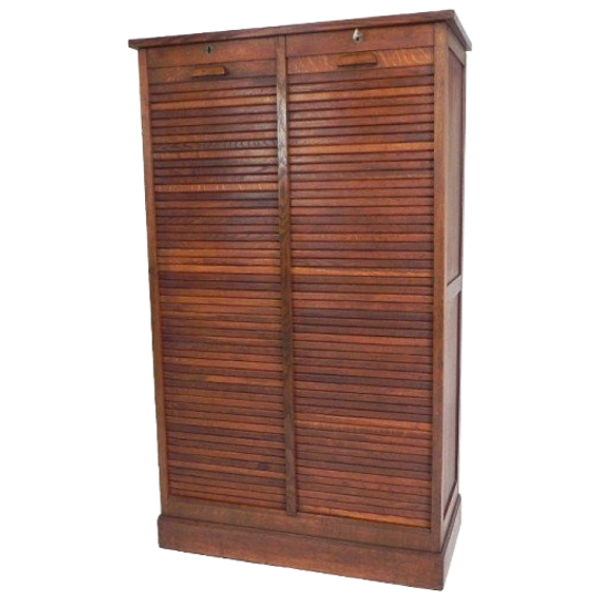 Eiken Rolluikkast Met 2 Luiken, 150 Cm Hoog 1