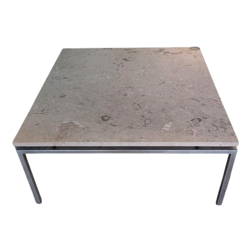 Vintage Koffietafel Travertine