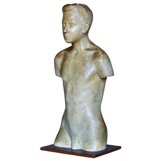 Art Deco Buste Van Een Jonge Man 1