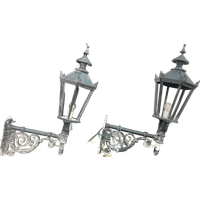 Enorm Grote Aluminium Buitenlamp/ Buitenlantaarn Om Te Schilderen,