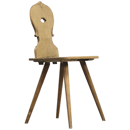Antieke Primitieve Bergstoel 1
