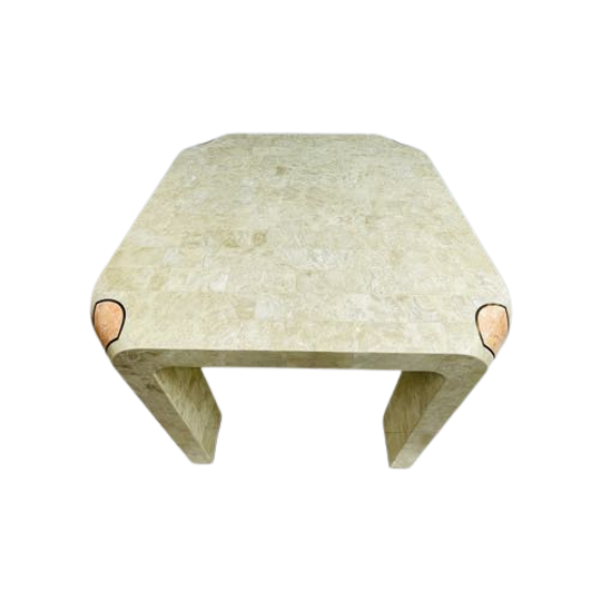 Vintage Maitland Smith Marmeren Tafel. Jaren 80 Hollywood Regency Salontafel. Marmeren Bijzettafel 1