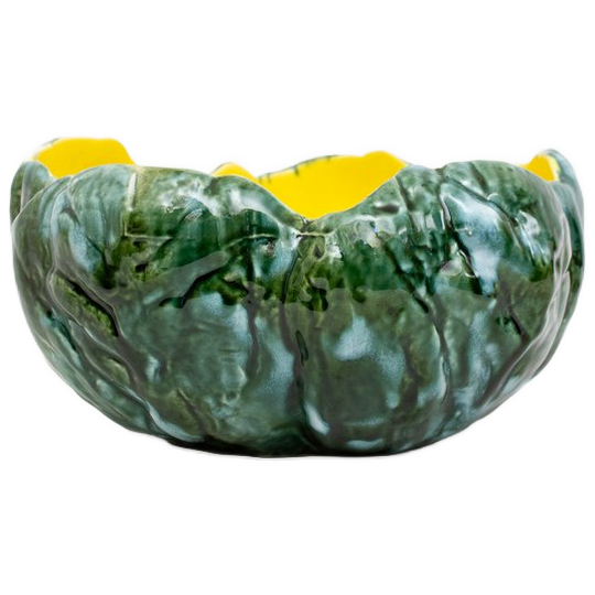 Vintage Handgemaakte Keramieken Kool Schaal 1