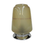 Art Deco Plafondlamp Met Glazen Kap thumbnail 1