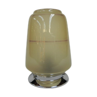 Art Deco Plafondlamp Met Glazen Kap
