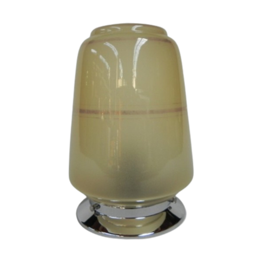 Art Deco Plafondlamp Met Glazen Kap 1