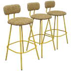 Set Of 3 Barstools Pi By Richard Hutten For Puik Design thumbnail 1