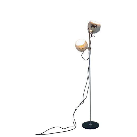 Vintage Chrome Floor Lamp 1