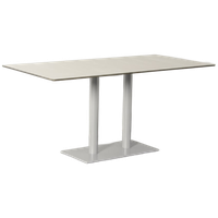 Solidesk Kantinetafel, Zandmelee Blad, 160 X 80 Cm, Vaste Hoogte Onderstel