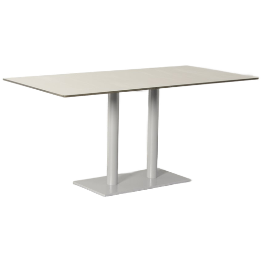 Solidesk Kantinetafel, Zandmelee Blad, 160 X 80 Cm, Vaste Hoogte Onderstel 1