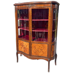 Antieke Franse Louis Xv-stijl Vitrinekast thumbnail 1