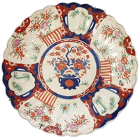 Bord (plate) Japans Imari Antiek
