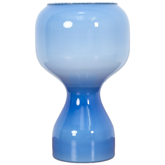 Blauw Glazen Tafellamp 1