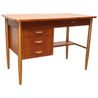 Deens Bureau Teak Mid Century Deens