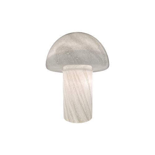 Mid-Century Design Mushroom Glass Table Lamp , 1970’S