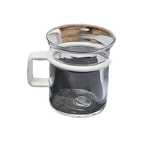 Vintage Theeglazen Bodum Denemarken Wit (Set Van Vier)