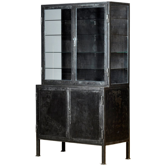 Gepolijste Ijzeren Medicijnkast, 1930’s 1