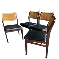 Set/4 Vintage Top Form Stoelen, 1960, Skai Webbing
