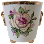 Vintage Bloempot Jaren 60 Kitsch Rozen Bloempotje thumbnail 1